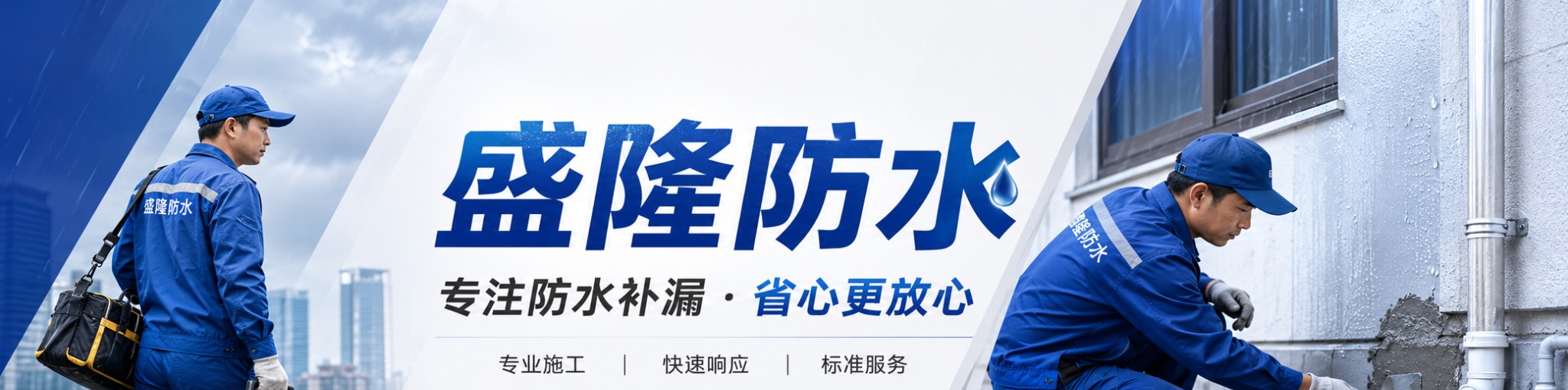 盛隆防水专注防水补漏与规范施工